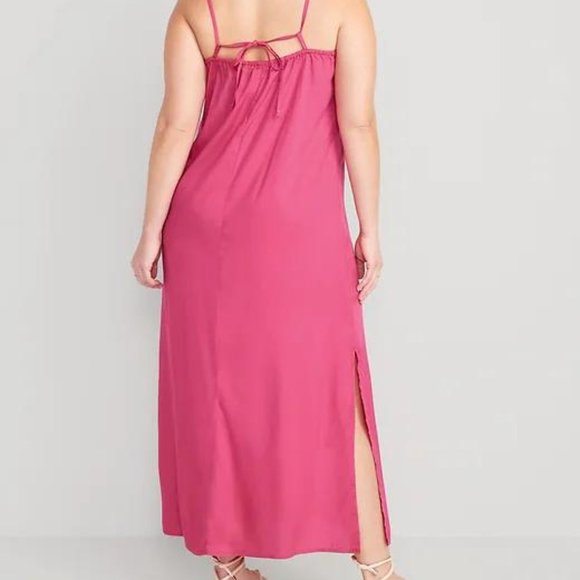 NEW Old Navy Tie-Back Maxi Slip Dress for Women - Picture 5 of 7